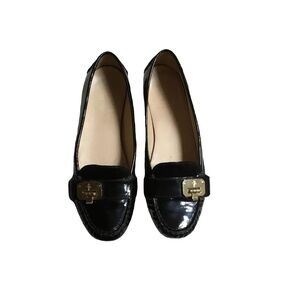 Cole Haan Black Patent Leather Flat Shoes